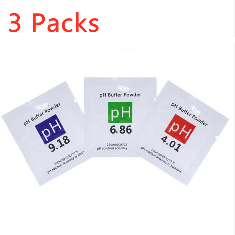 Ph Up Down Solution - 3pcs/lot PH Buffer Powder Measure Calibration