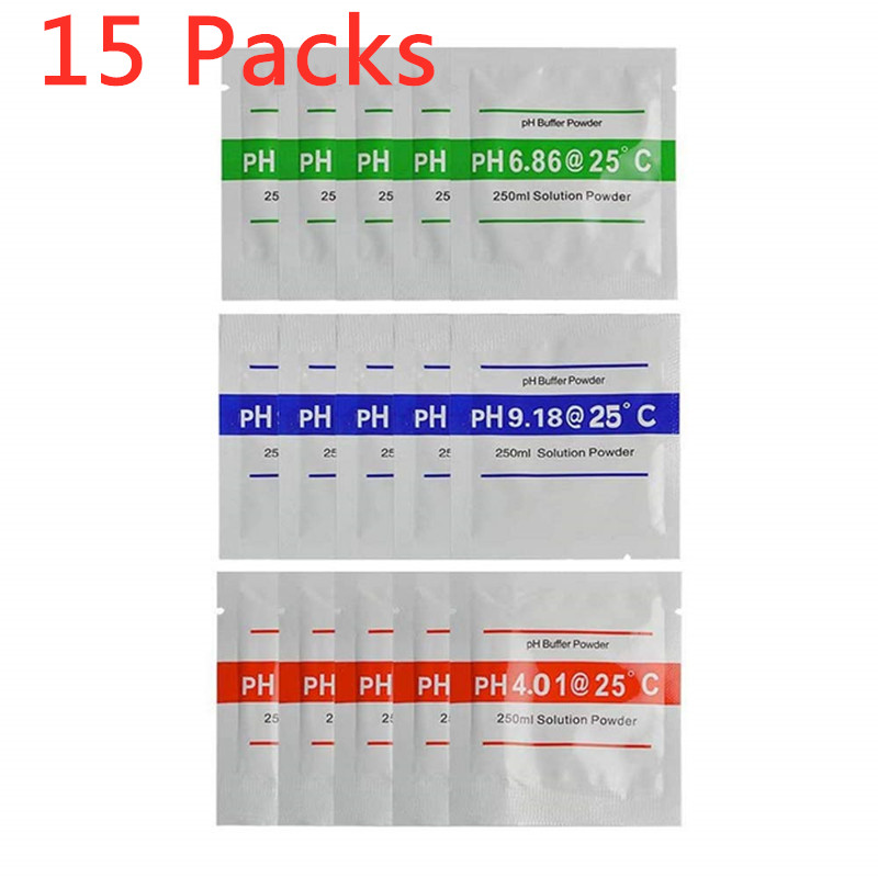 Ph Up Down Solution - 15pcs/lot 4.01 6.86 9.18 PH Meter