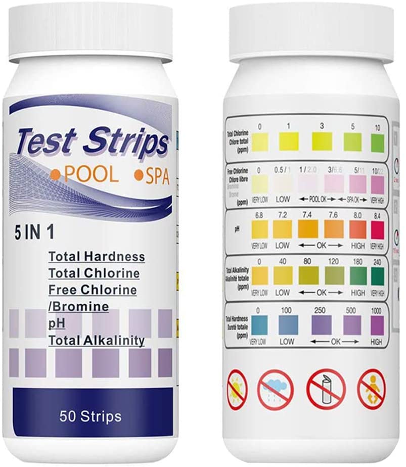 50pcs Multipurpose 5 in 1 Chlo - Ph Up Down Solution recension och pris