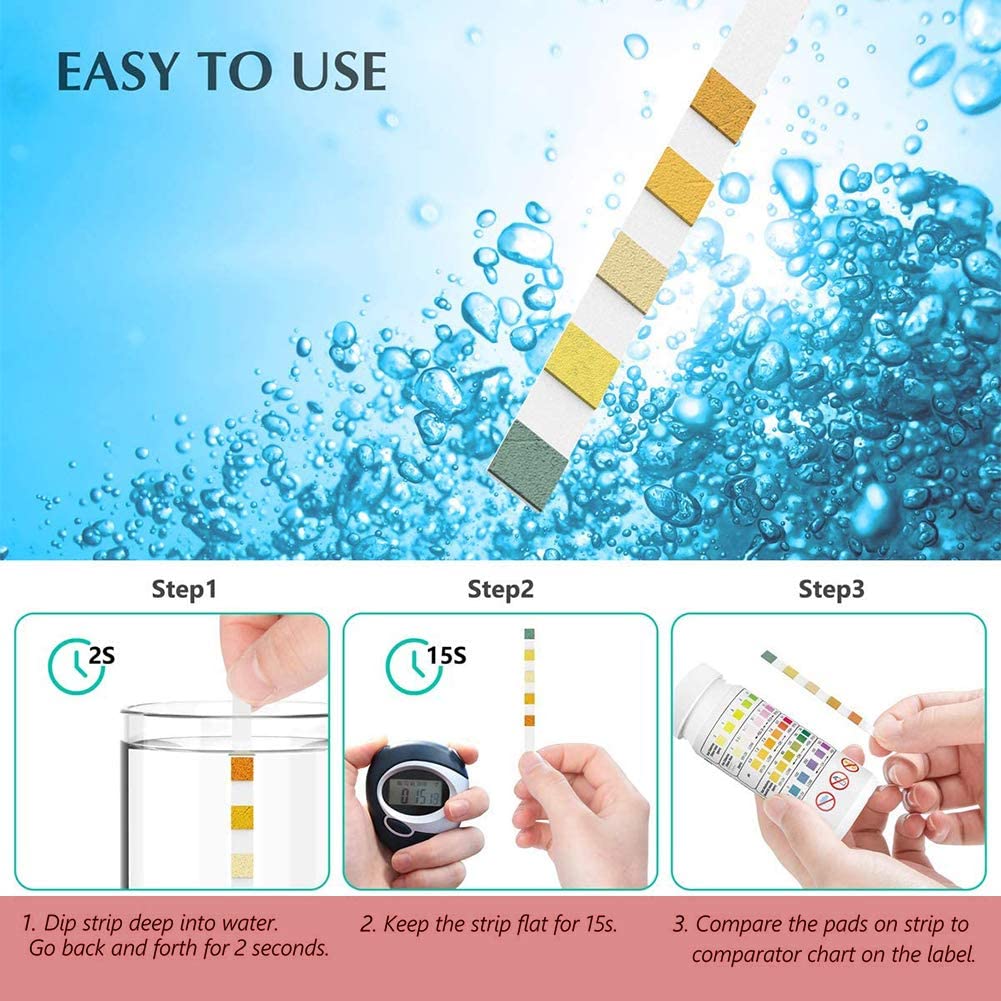 50pcs Multipurpose 5 in 1 Chlo - Ph Up Down Solution recension och pris