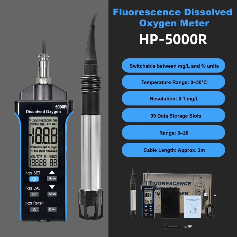 Dissolved Oxygen Meter 0.1mg/L - Do Oxygen Meter recension och pris