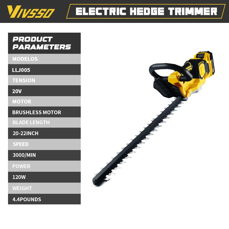 VIVSSO Cordless Electric Hedge - Urban Farming Kit recension och pris