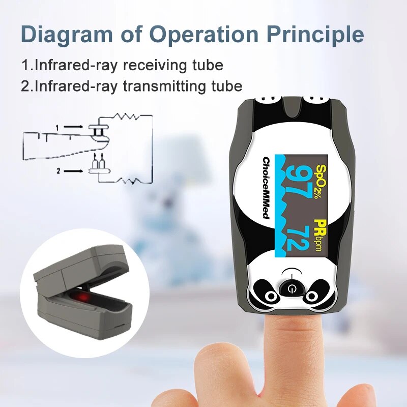 ChoiceMMed Pediatric Finger Pu - Do Oxygen Meter recension och pris