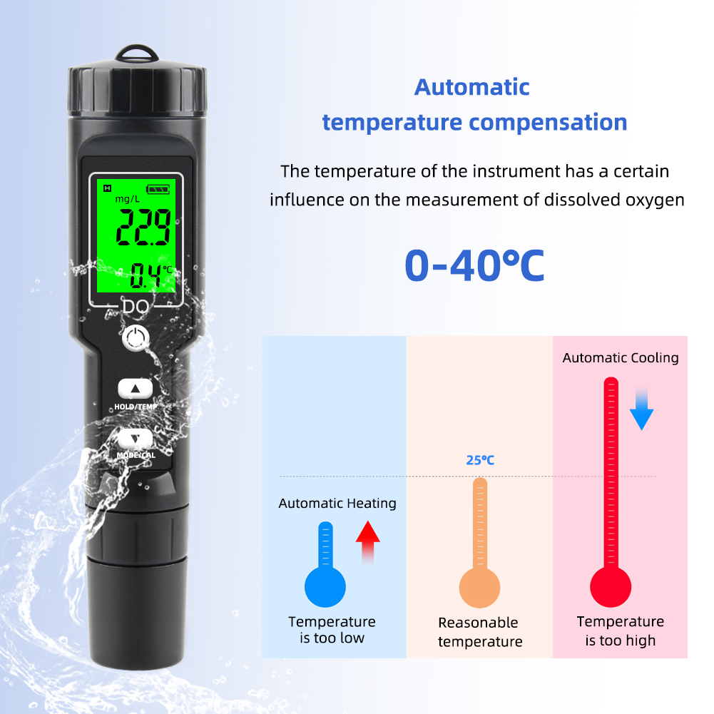 Professional DO9100 Dissolved  - Do Oxygen Meter recension och pris