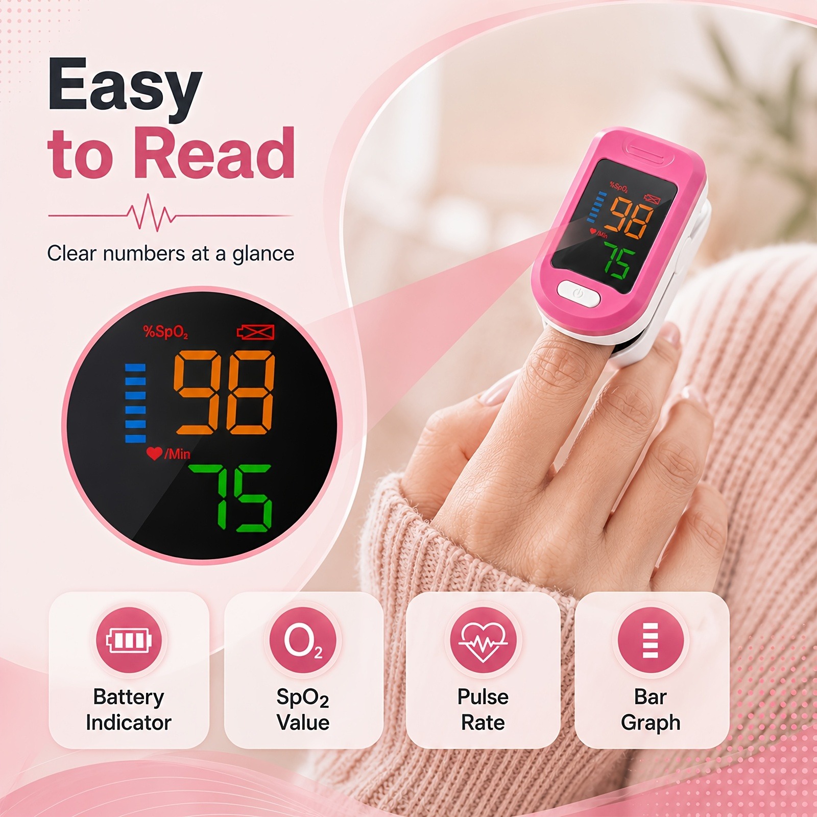 Fingertip Pulse Oximeter SpO2  - Do Oxygen Meter recension och pris