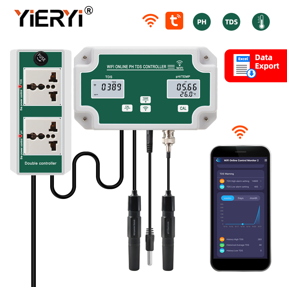 Yieryi New WIFI Smart Aquarium - Ph Up Down Solution recension och pris